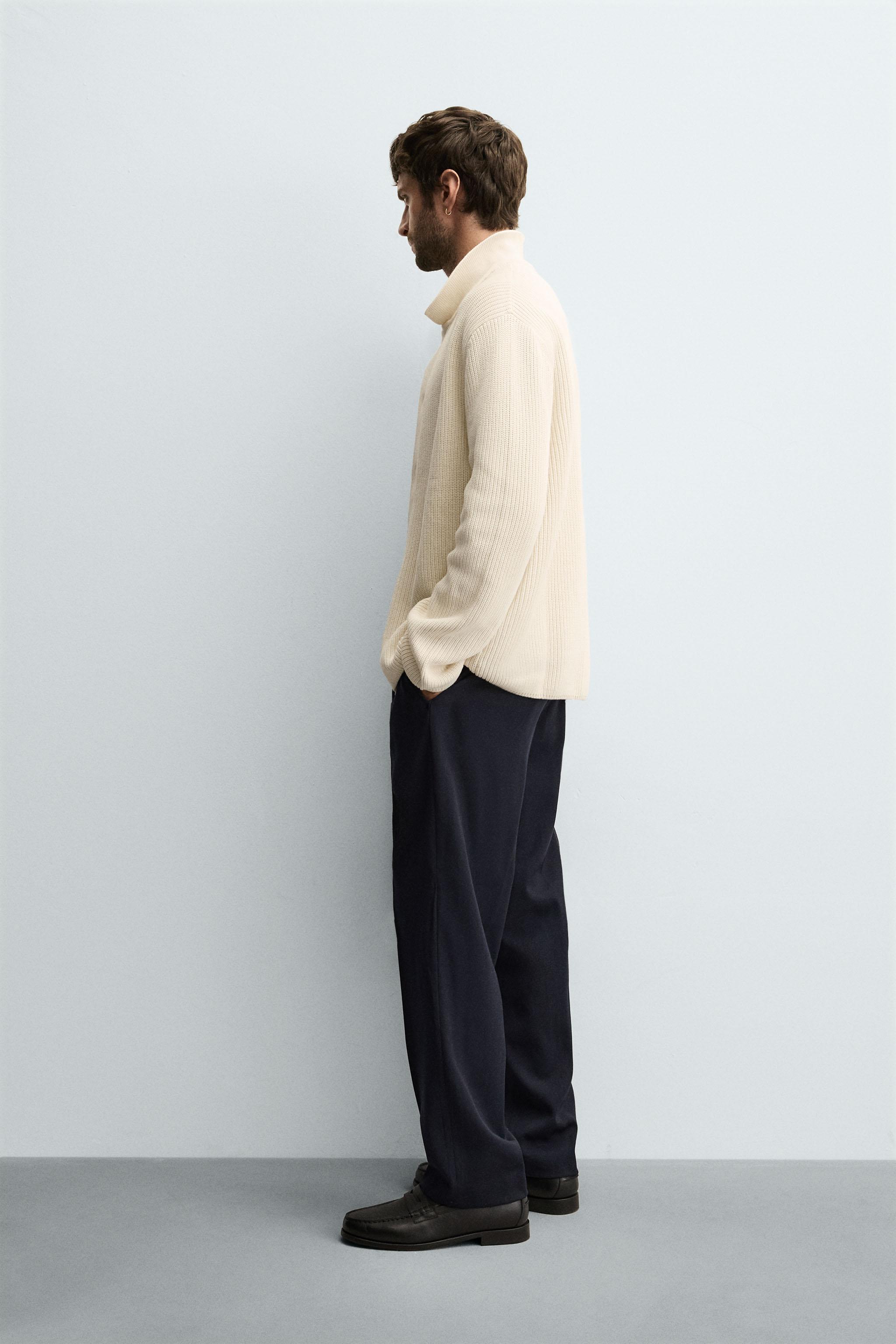 RIBBED CARDIGAN