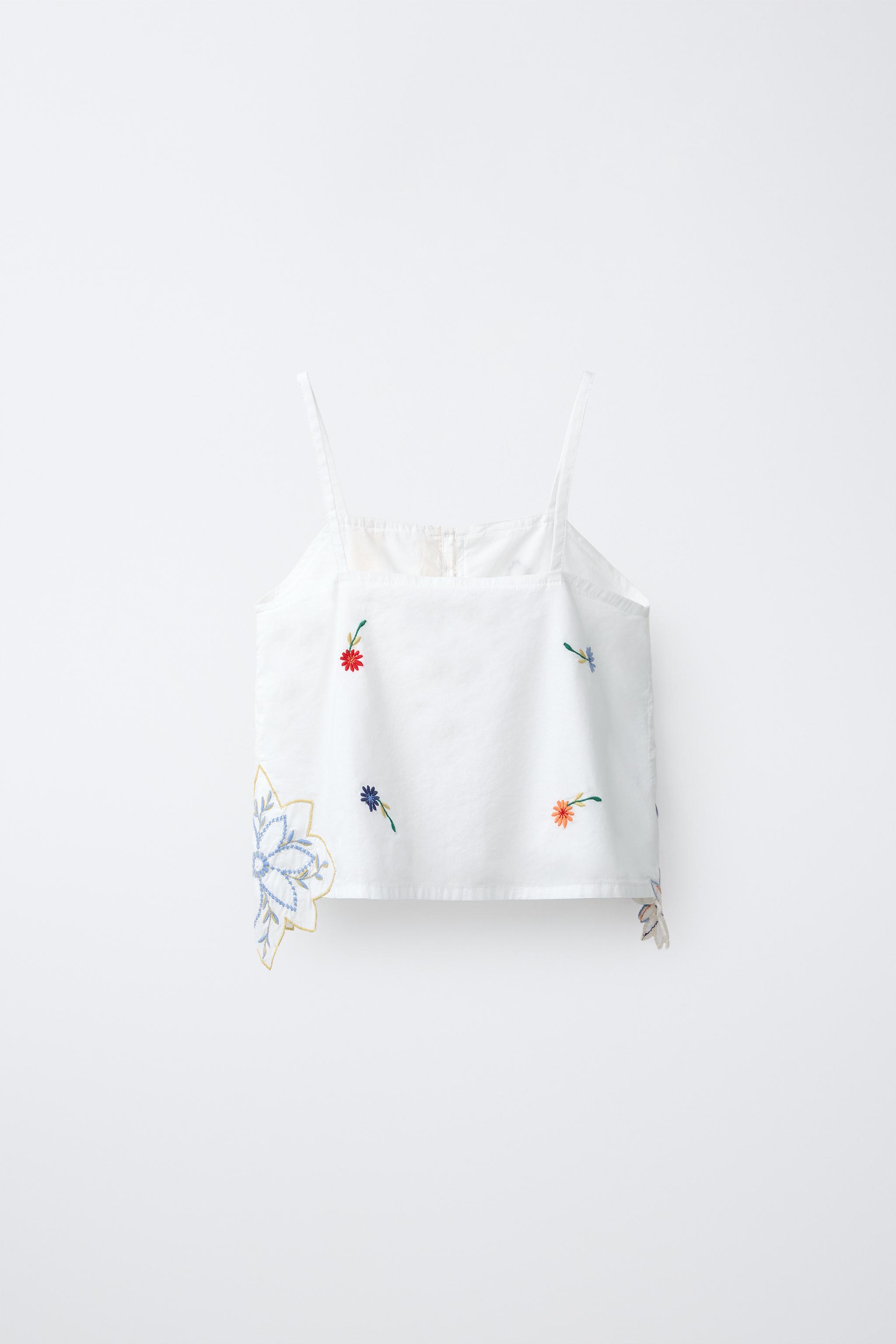 PATCHWORK EMBROIDERED TOP