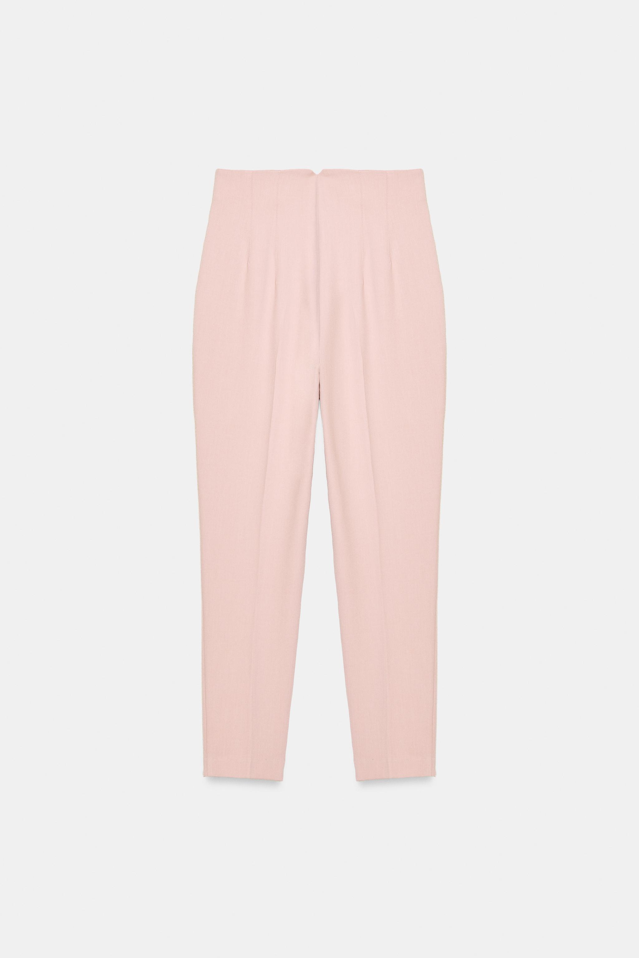 HIGH-WAISTED ANKLE PANTS