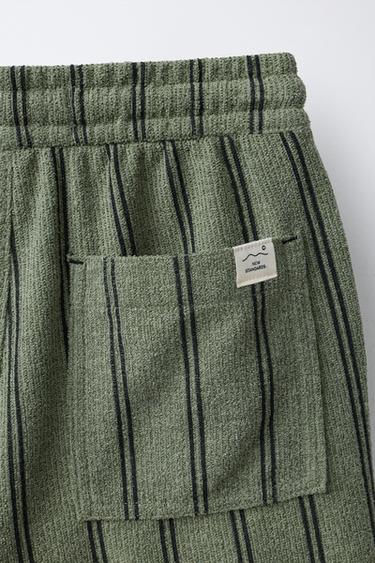 RUSTIC BERMUDA SHORTS - Stripes by Zara - Image 3