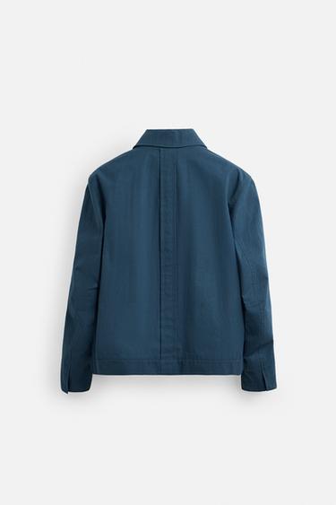 REGULAR FIT JACKET - Blue by Zara - Image 8