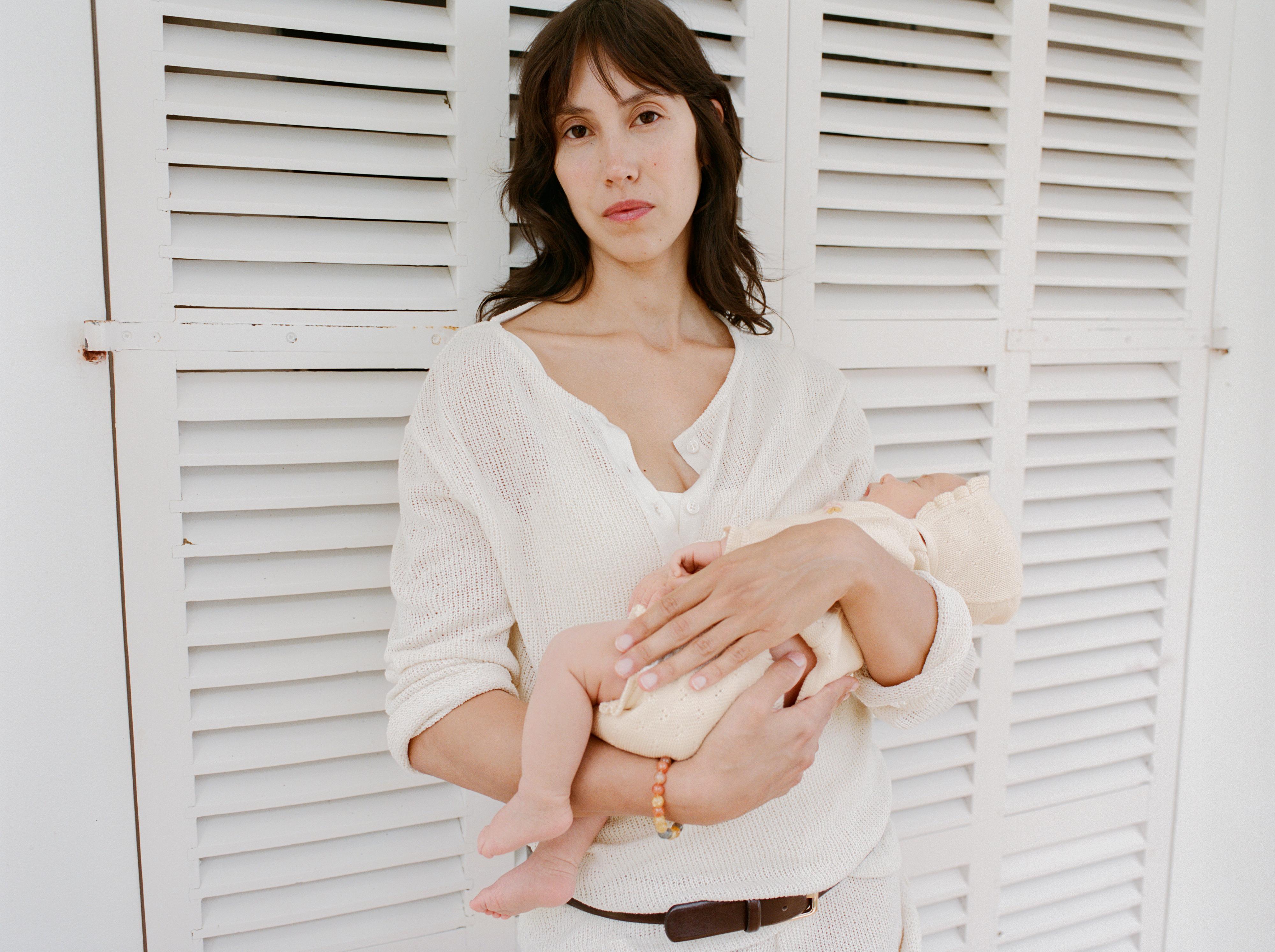 OPENWORK AND BOBBLE JUMPER — Ecru