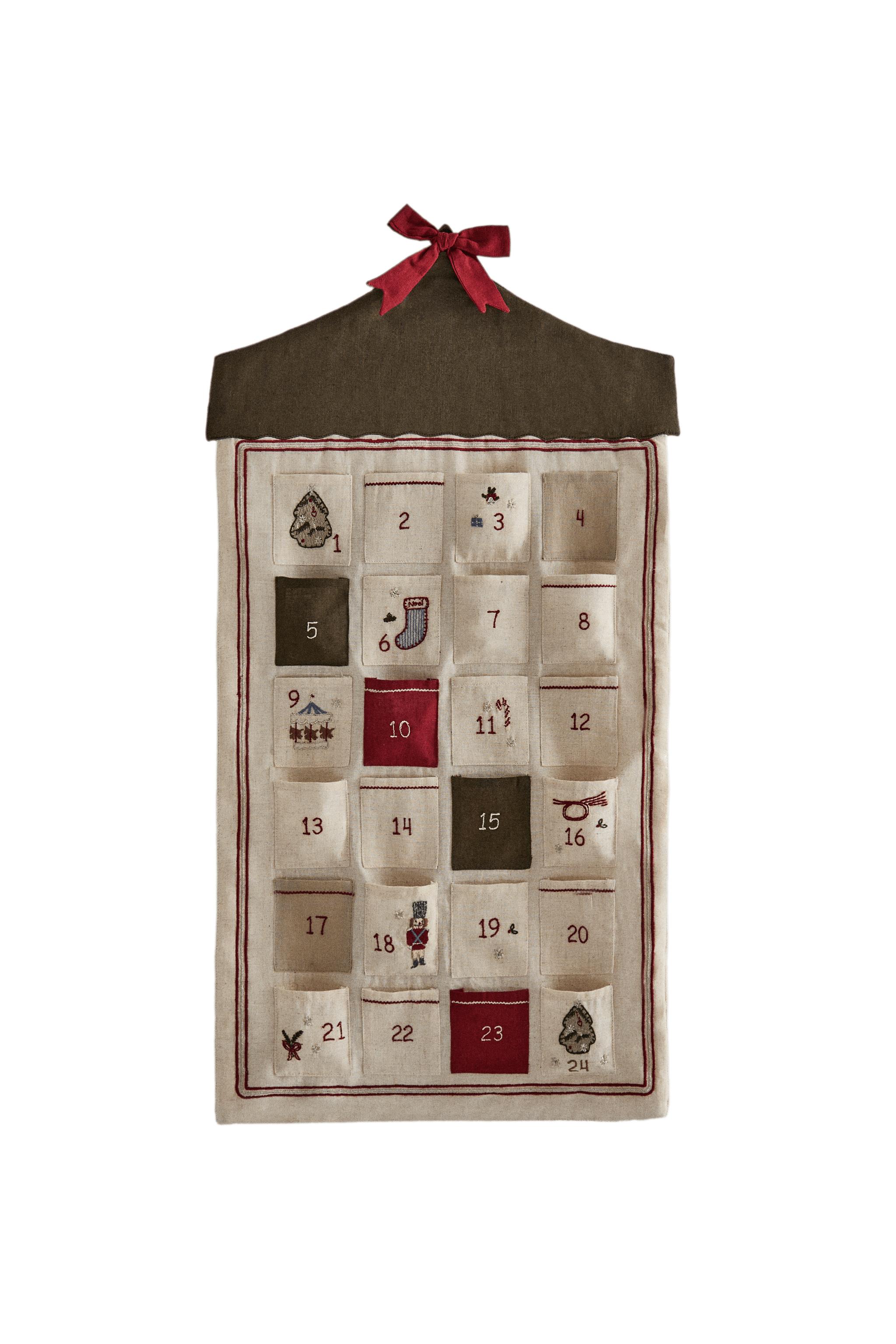 エンブロイダリー クリスマス アドベントカレンダー - マルチカラー