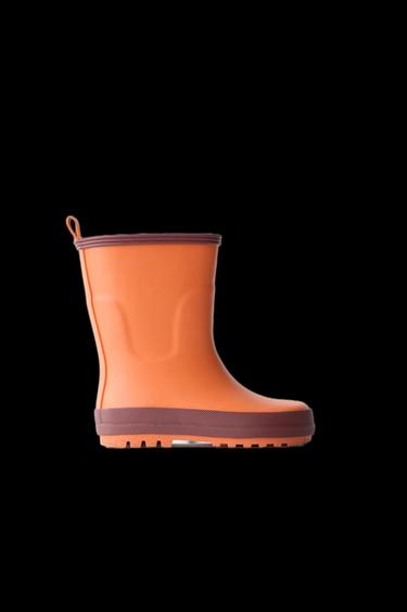 COLOUR BLOCK WELLIES - Orange by Zara