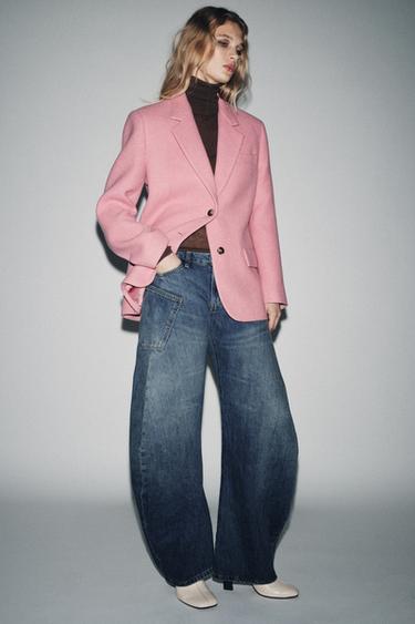 JEAN ZW COLLECTION RELAXED TAILLE BASSE - Bleu de Zara