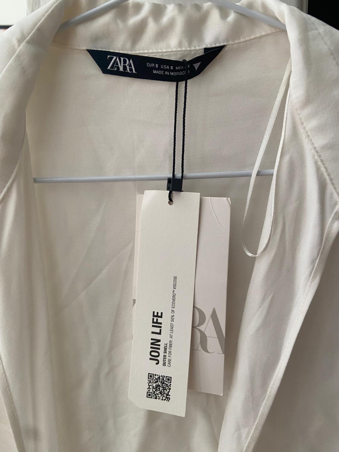 SATIN SHIRT WITH BOW - Image 3