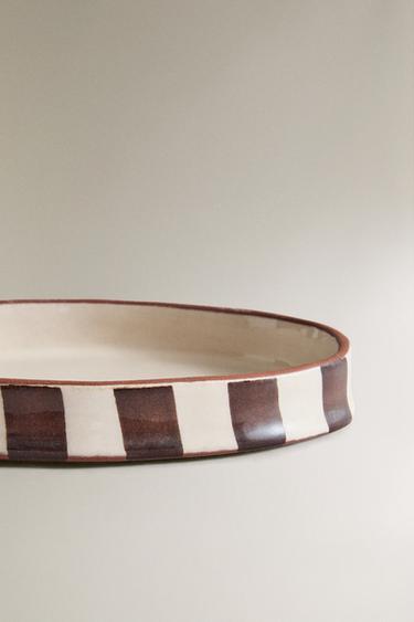 BROWN STRIPED SOAP DISH - Brown by Zara - Image 3