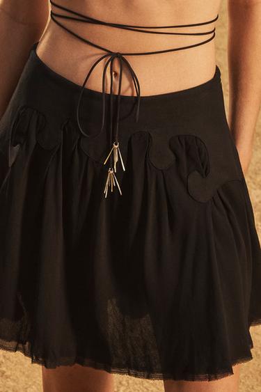 SOUTIEN-GORGE TRIANGLE À DÉCORS LIMITED EDITION - Noir de Zara - Image 2
