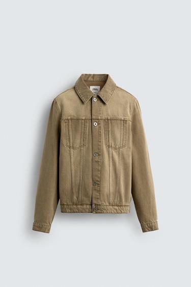 جاكيت DENIM LIMITED EDITION - مِحْمر الخاص بـ Zara