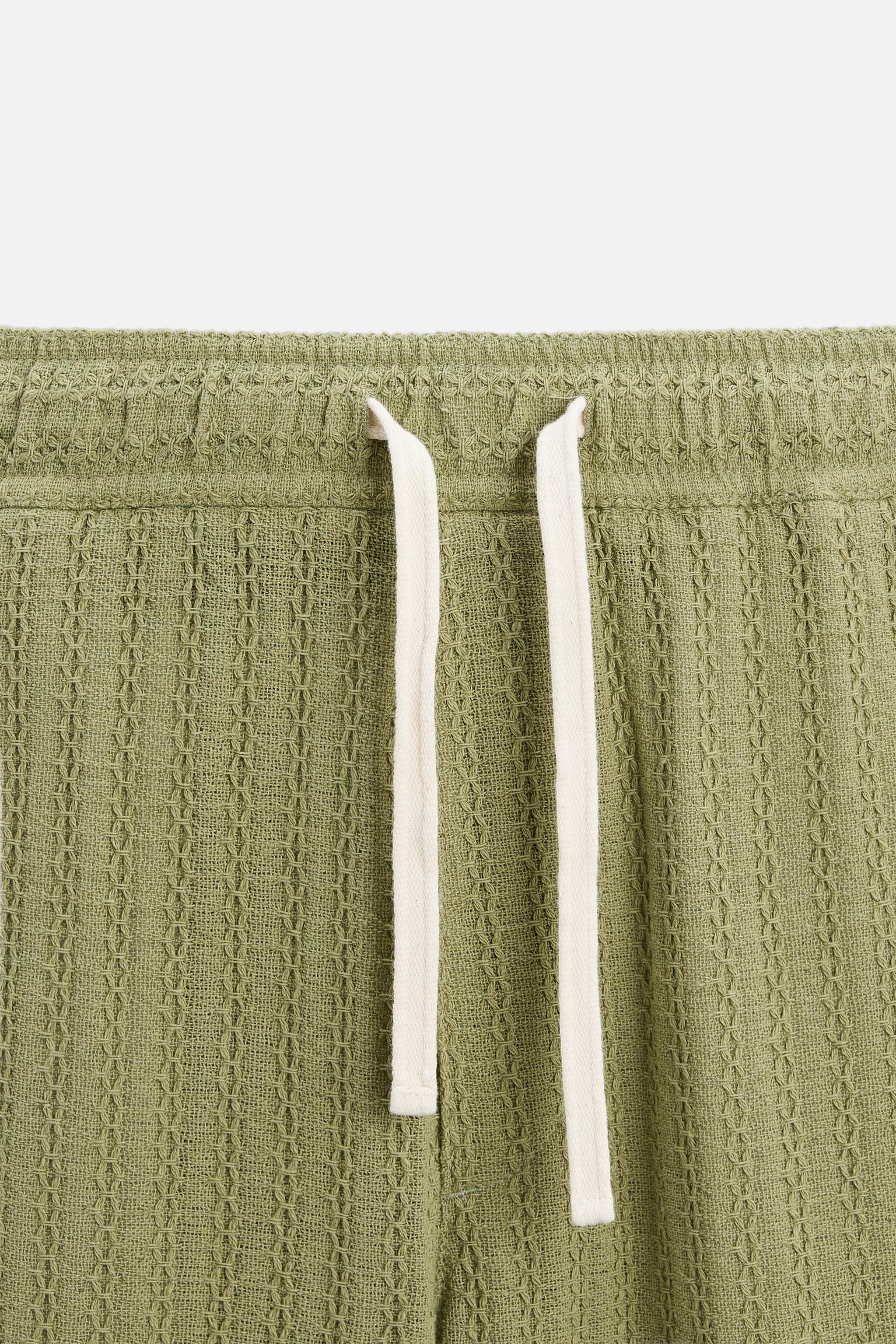 PANTALON À TEXTURE