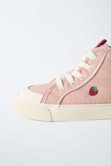 BASKETS MONTANTES FRAISES - Rose de Zara - Image 3