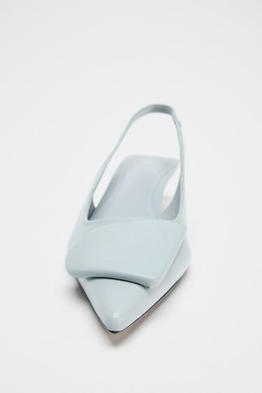 CHAUSSURES OUVERTES À L'ARRIÈRE DÉCOR - Bleu clair de Zara - Image 5