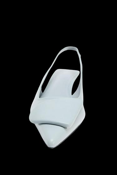 APPLIQUÉ SLINGBACK SHOES - Light Blue by Zara