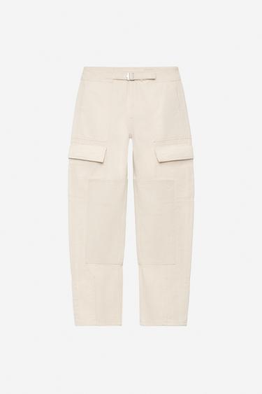 PANTALON PATCHWORK - THE ITEM ZARA WOMAN - Écru de Zara - Image 5