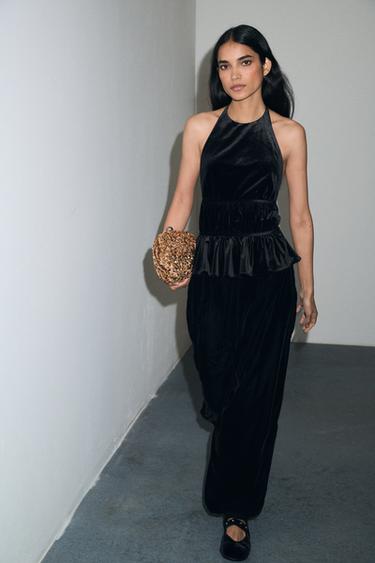 VELVET TROUSERS - Black by Zara - Image 0