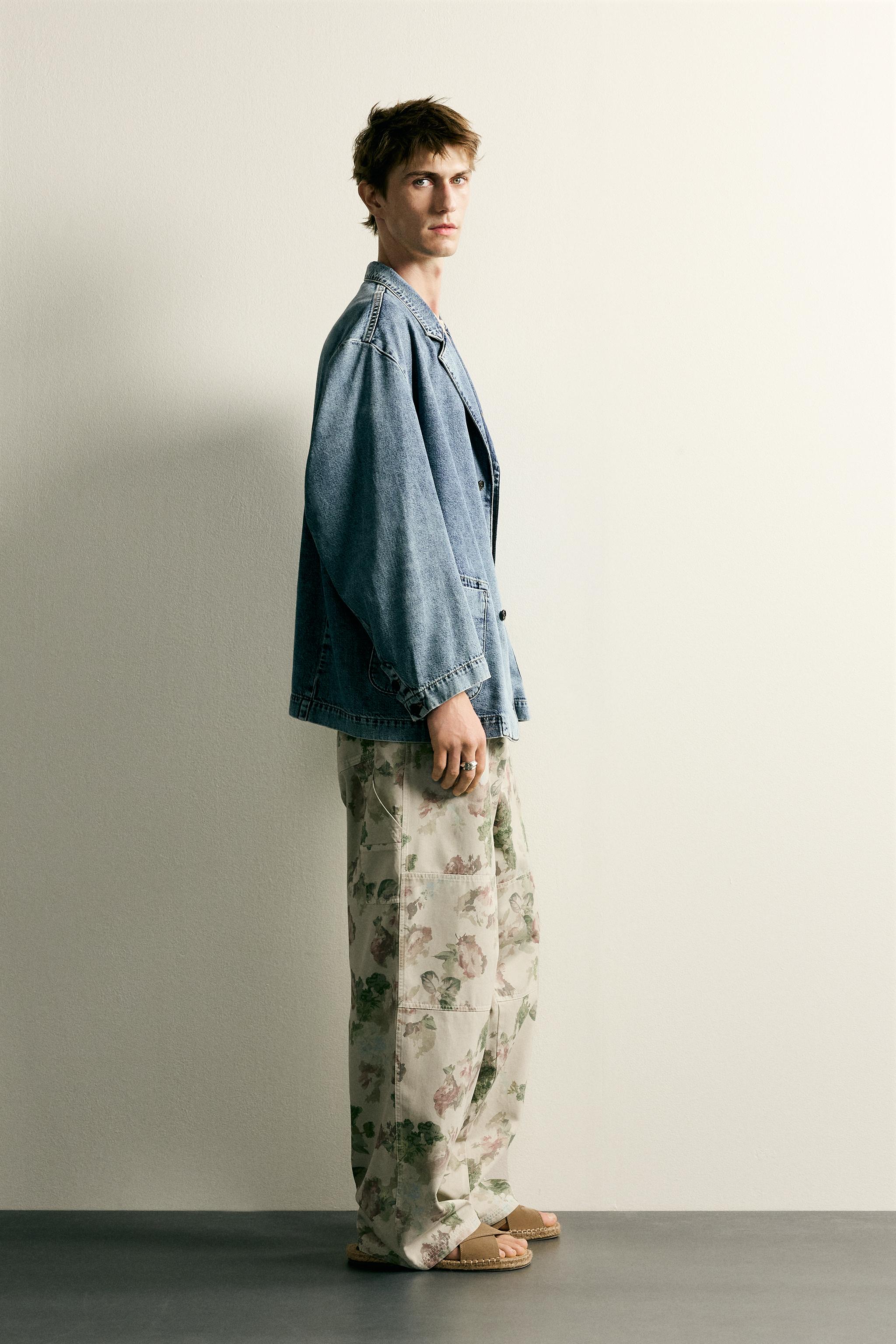 Zara Flwr Crpnt Pnt görsel 4
