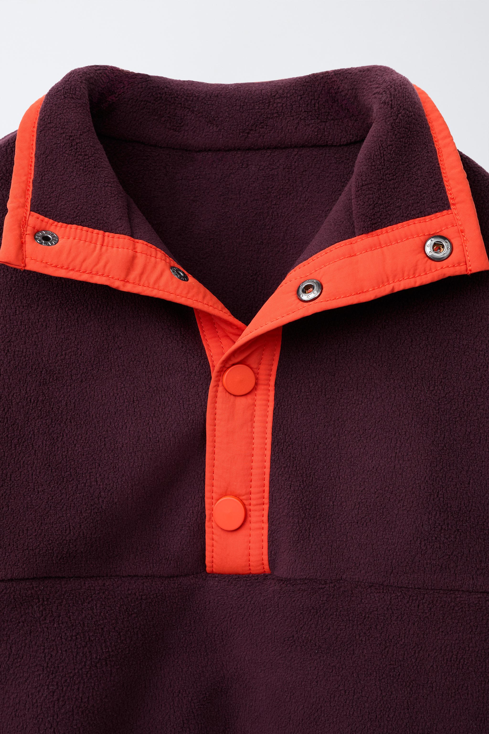 COLORBLOCK FLEECE SWEATSHIRT