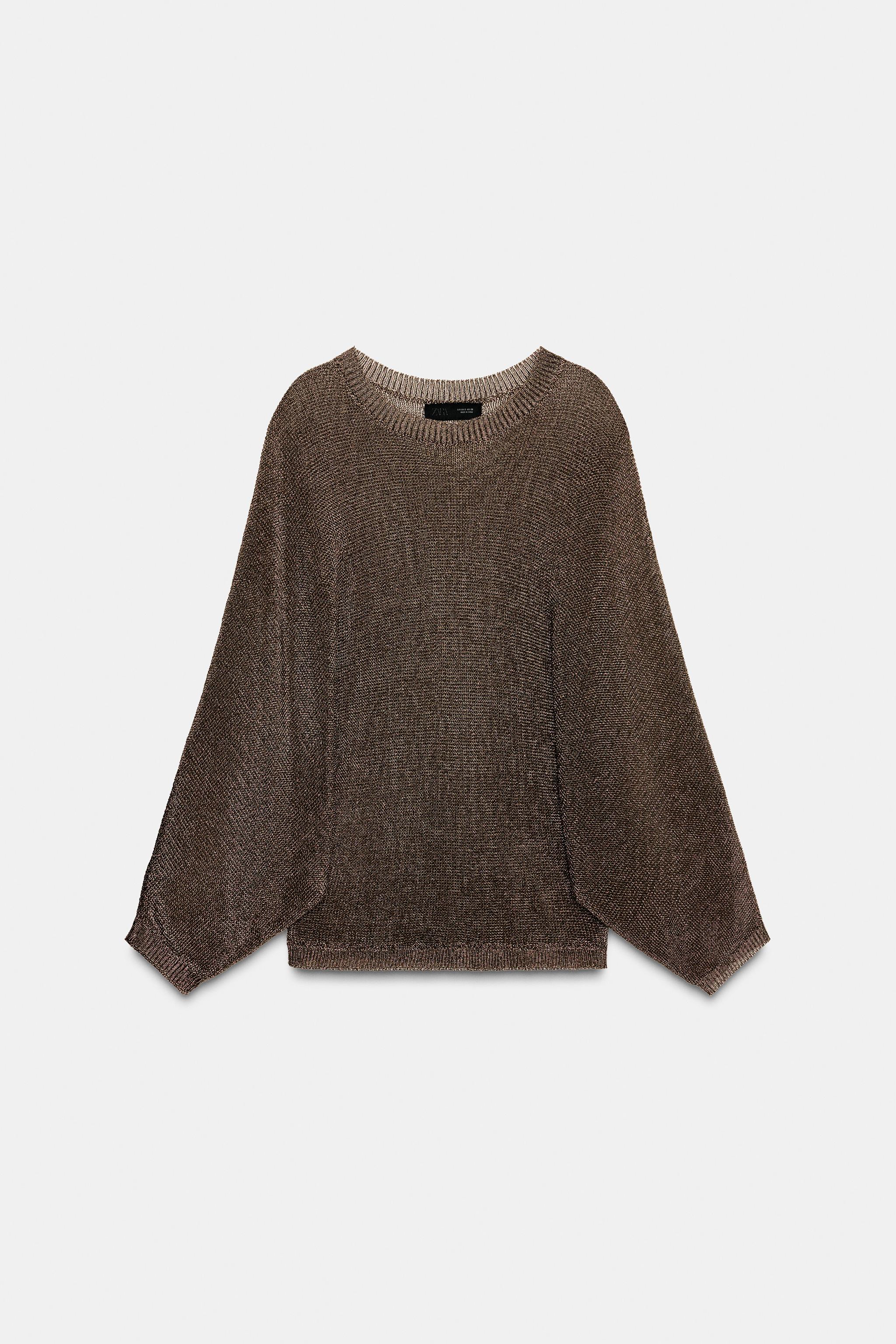 METALLIC KNIT JUMPER