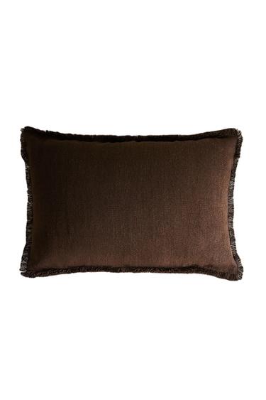 CUSHION 01 - Marrón oscuro de Zara