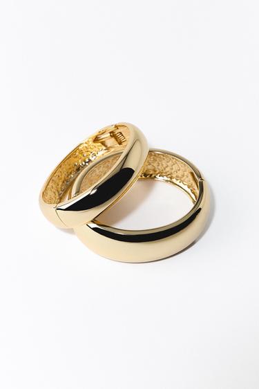 PACK OF METAL BRACELETS - Golden by Zara