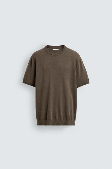 ФУТБОЛКА REGULAR FIT — МЯГКИЙ ЗЕЛЕНЫЙ от Zara