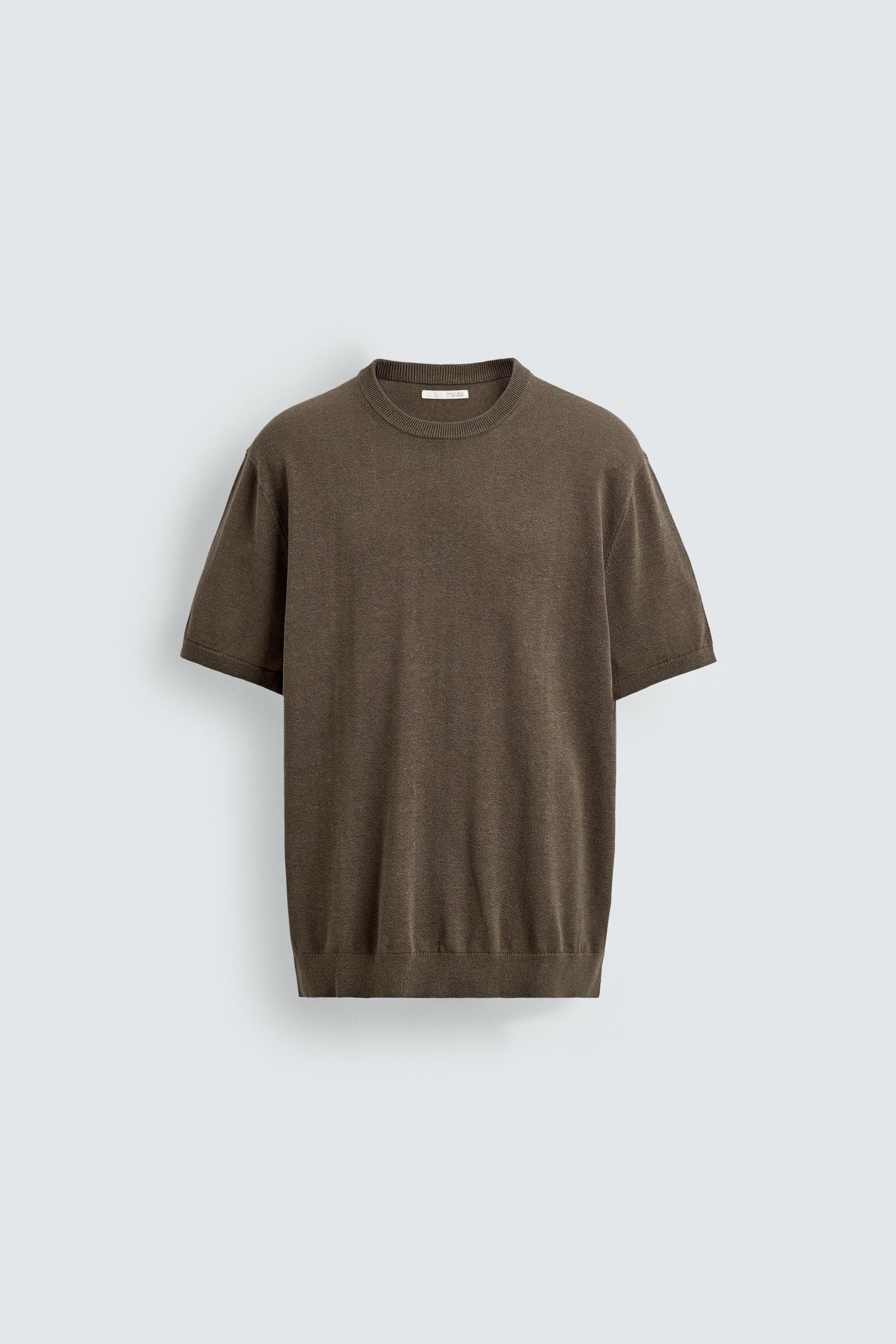 KNIT REGULAR FIT T-SHIRT