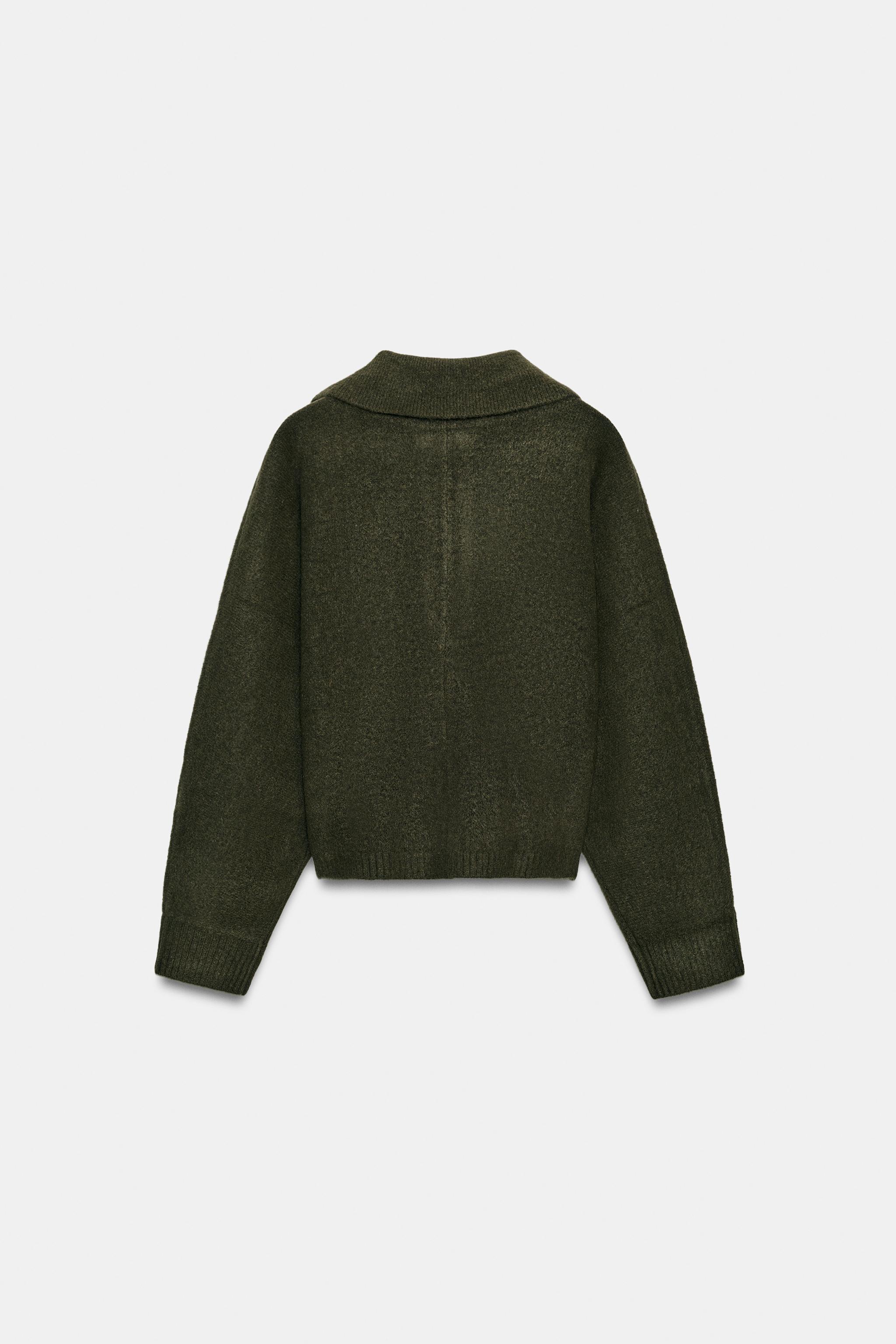 PULL ZIPPÉ EN MAILLE DOUCE
