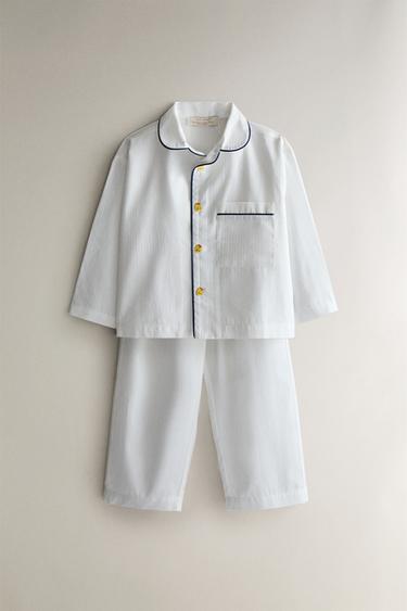 Zara DEČJI KOMPLET PIDŽAME LIMONCELLA X THE ANIMALS OBSERVATORY – prljavobela – Slika 0