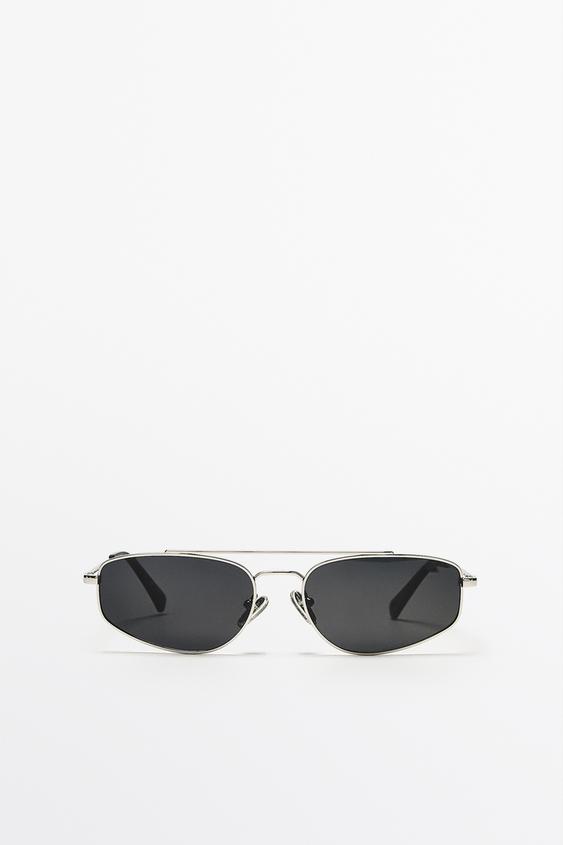Metal sunglasses from Zara - $130
