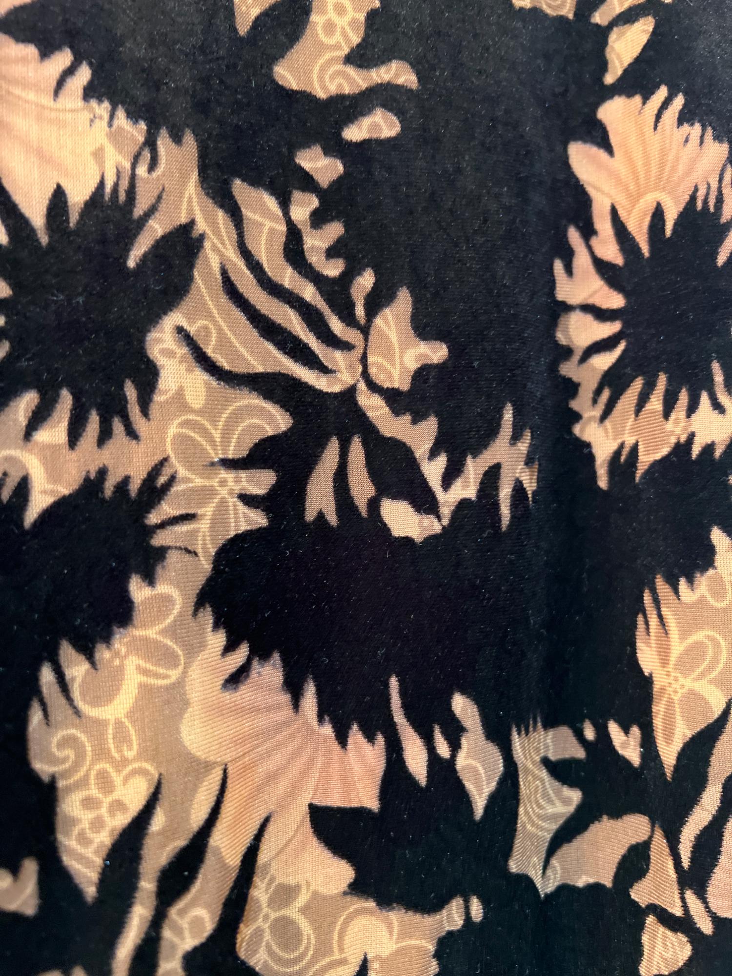 PRINTED VELVET SHIRT