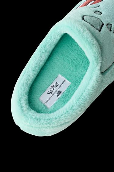 Zara BULBASAUR POKÉMON ™ SLIPPERS - Green