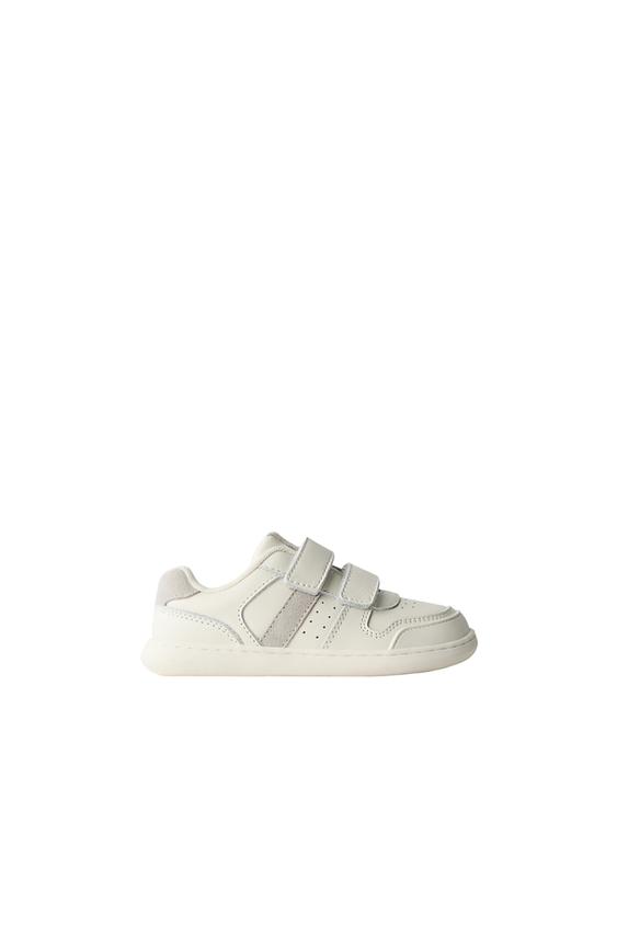 Zara LEATHER BAREFOOT SNEAKERS - White - Image 0