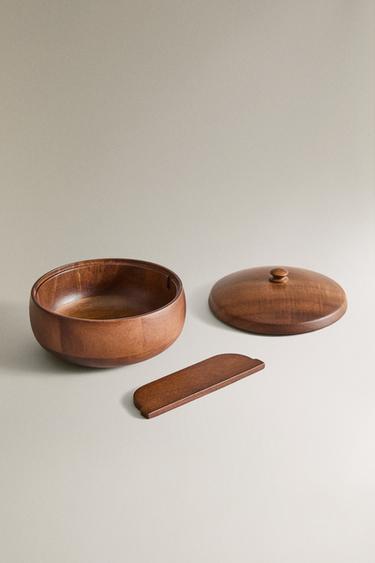 SMALL WOODEN BOX WITH LID - Brown by Zara - Image 2