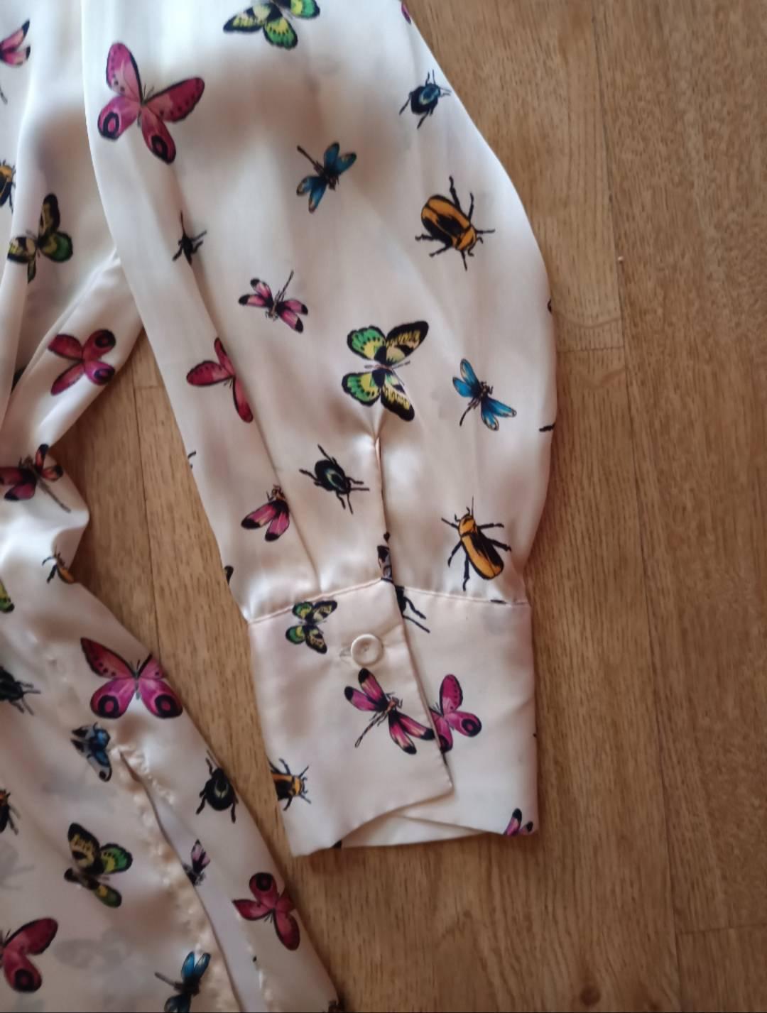 PRINTED SHIRT WITH A SATIN FINISH - Image 5