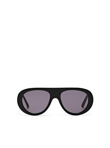 Gafas de sol ovalada - Negro de Zara
