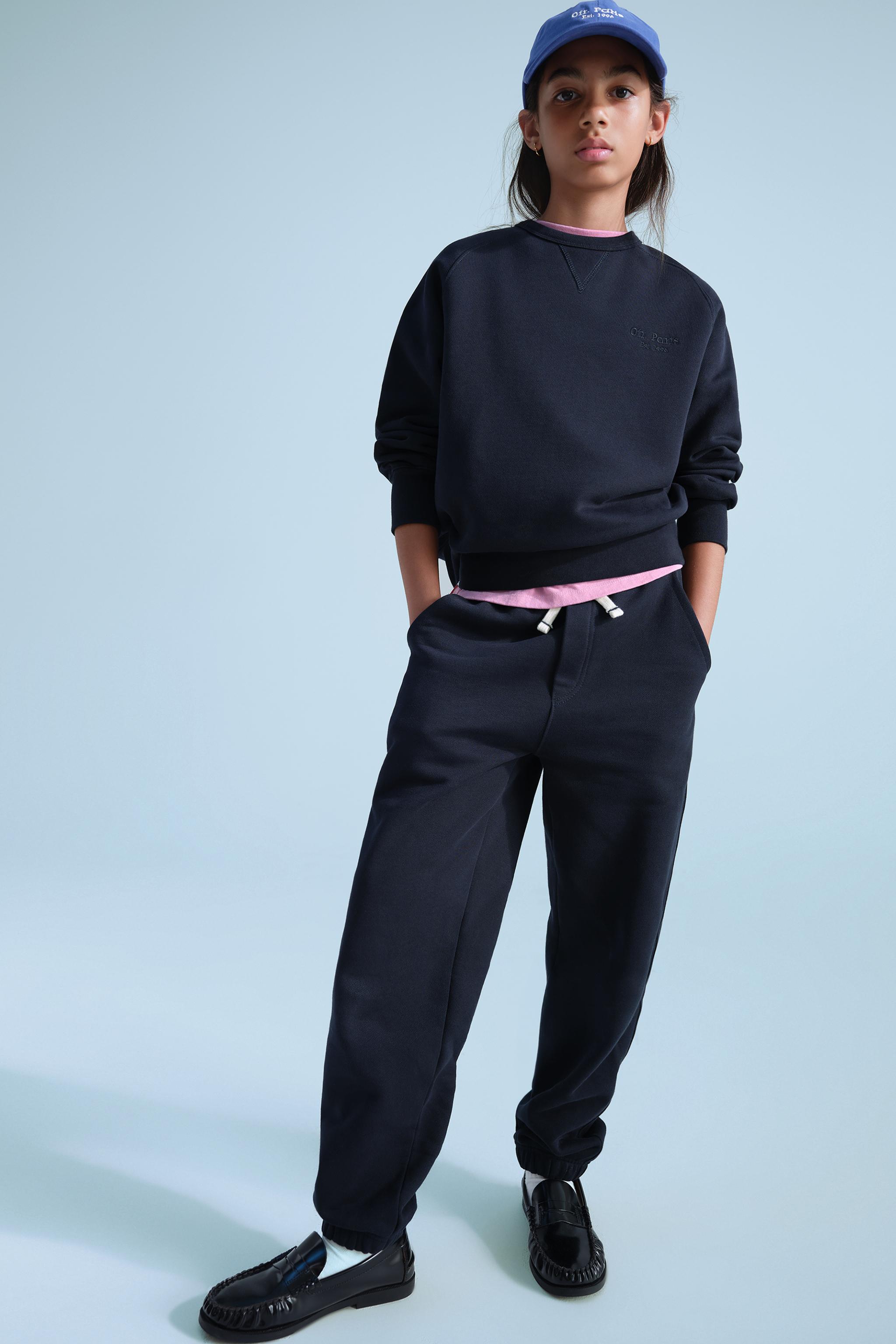 0FR. PARIS X ZARA EMBROIDERED TEXT SWEATSHIRT