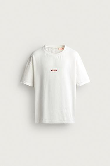 CAMISETA ESTAMPADO FOTOGRÁFICO PUKAS SURF X ZARA - Blanco roto de Zara