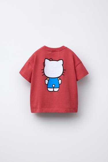 HELLO KITTY © T-SHIRT - Red by Zara - Image 1