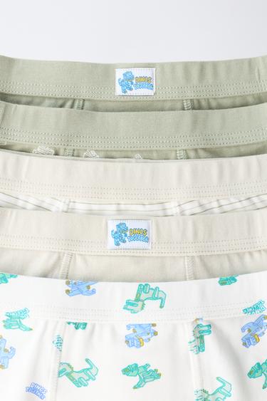 2-6 ANYS/ PAQUET DE CINC BÒXERS DINOSAURES - Multicolor de Zara