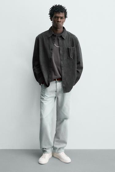 TÊNIS DE COURO - Branco da Zara - Imagem 0