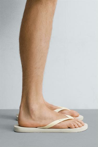 HAVAIANAS ® x ZARA SANDALS - Ecru White by Zara - Image 1