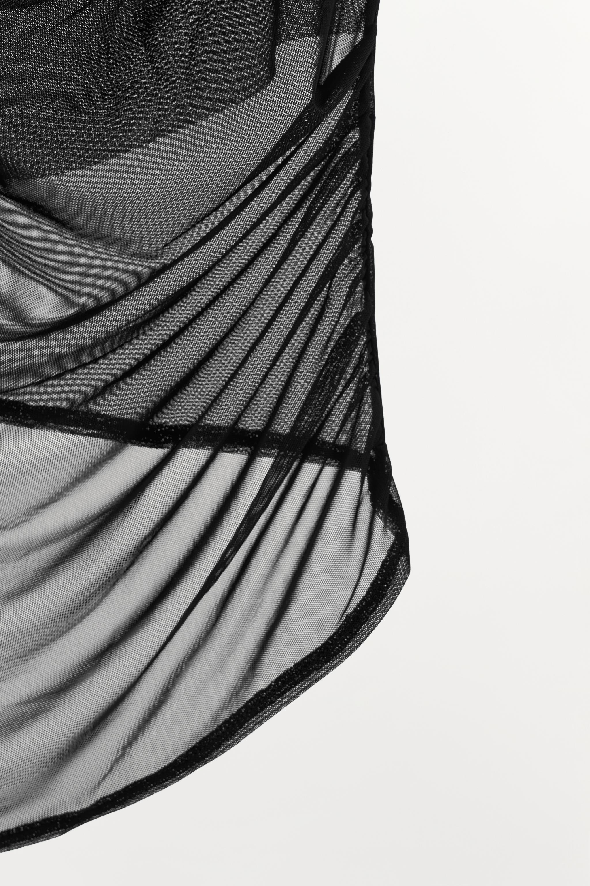 TULLE HALTER TOP