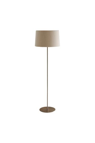 Zara EXTENDABLE METAL BASE FLOOR LAMP - Ecru