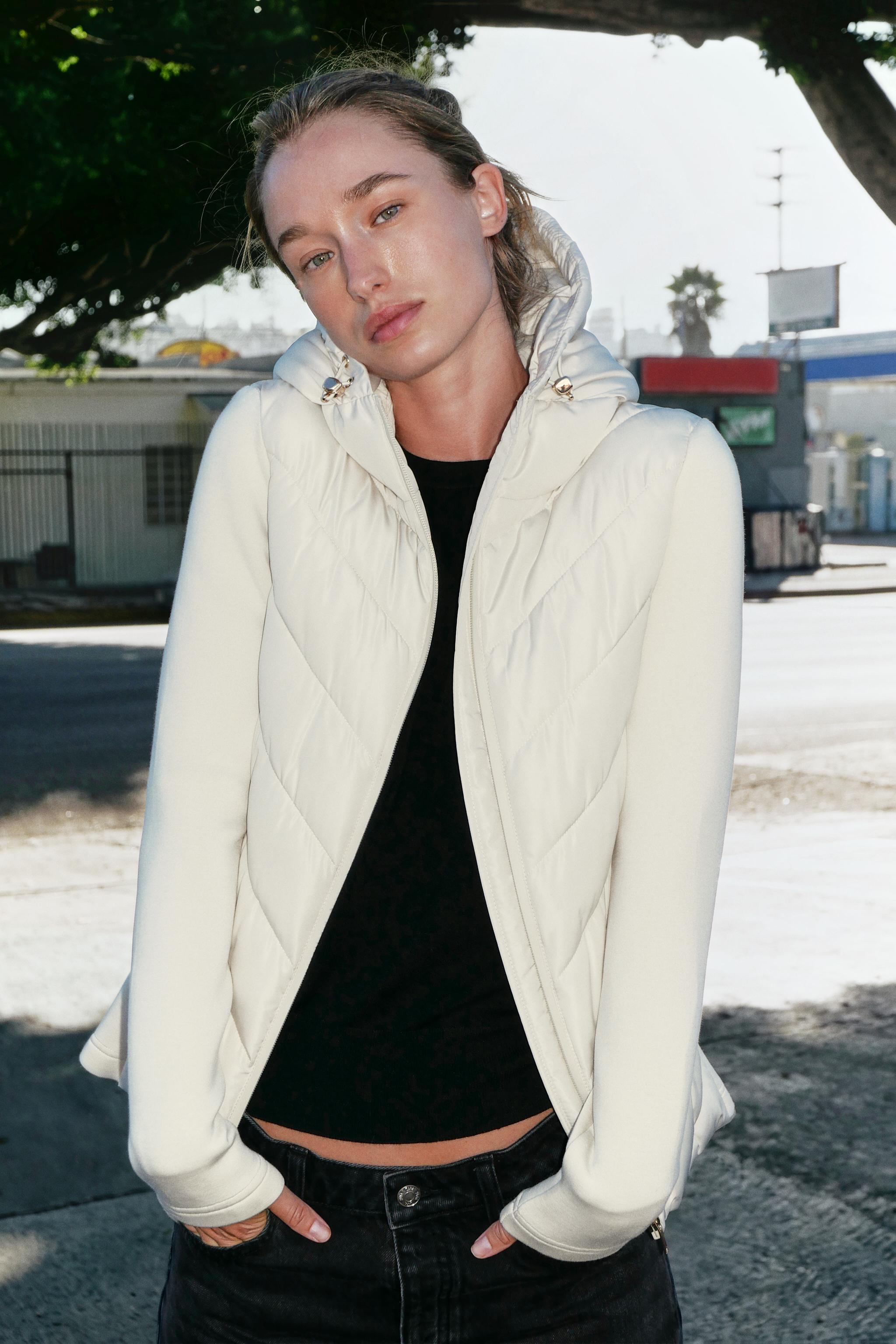 COMBINATION HOODED PUFFER JACKET