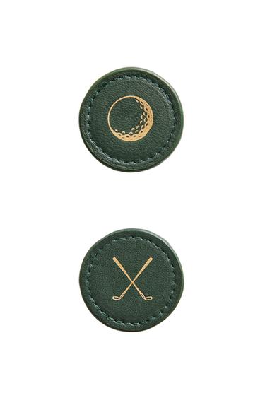 SET MARCADORES BOLA GOLF (SET DE 2) - Verde de Zara