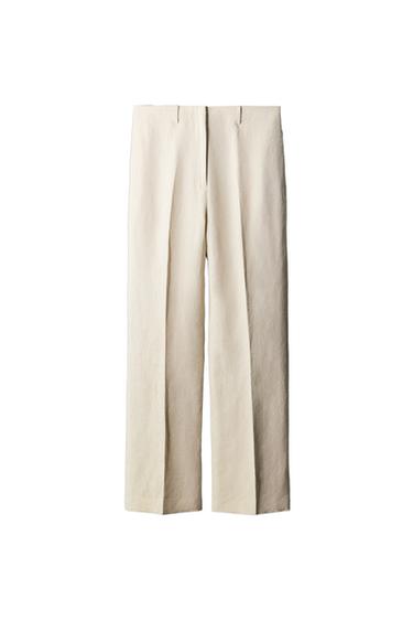 GERADE HOSE ZW COLLECTION - Sandfarben von Zara