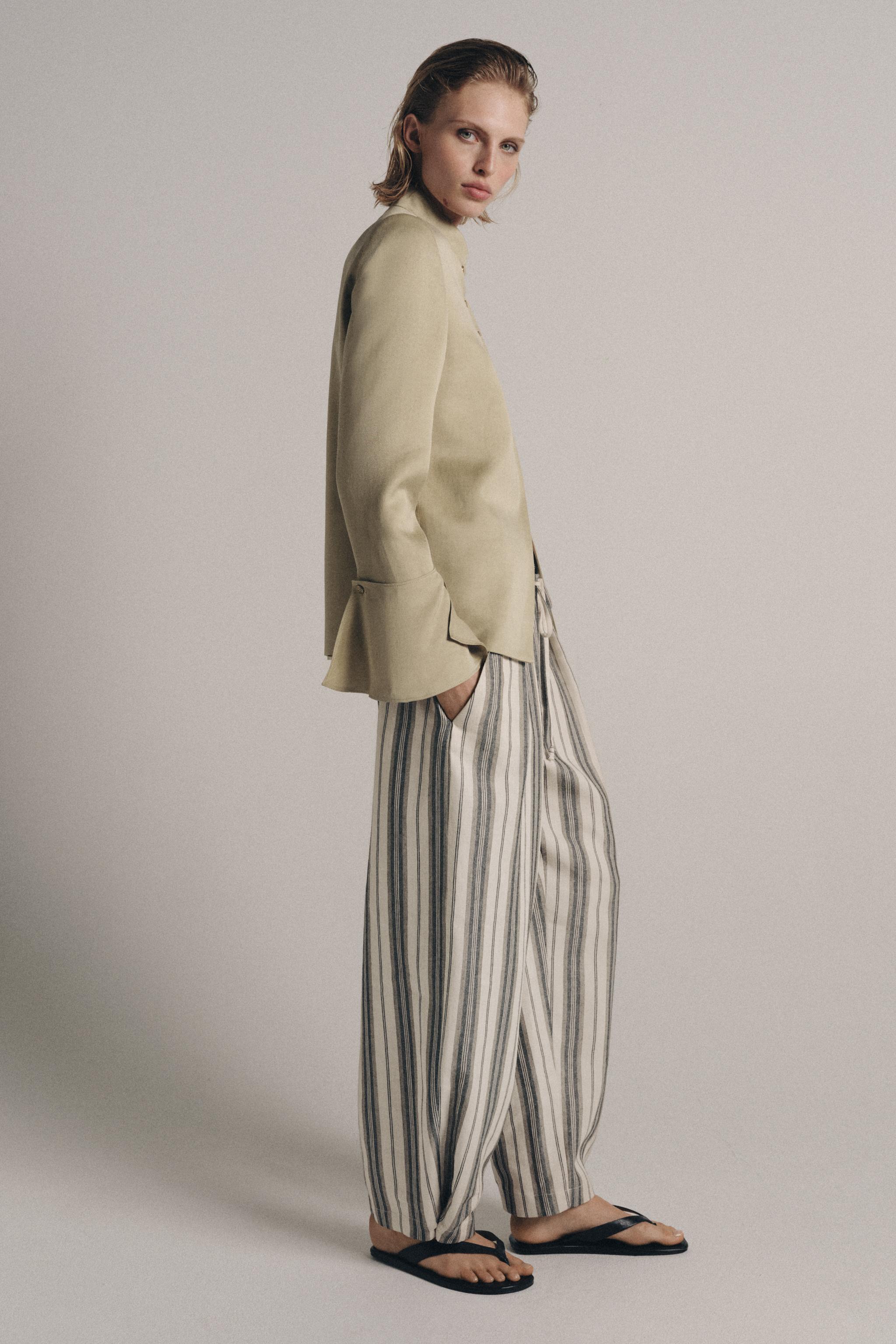 ZW COLLECTION STRIPED PAJAMA PANTS