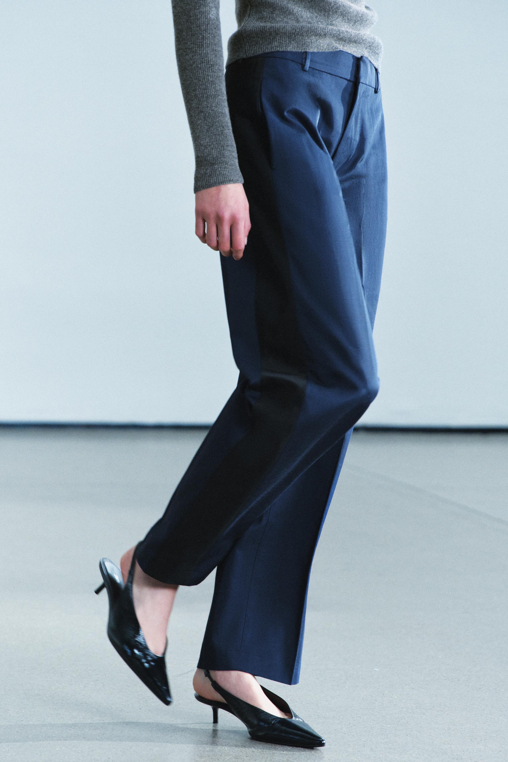 PANTALON BANDE CONTRASTE POCHES ZW COLLECTION