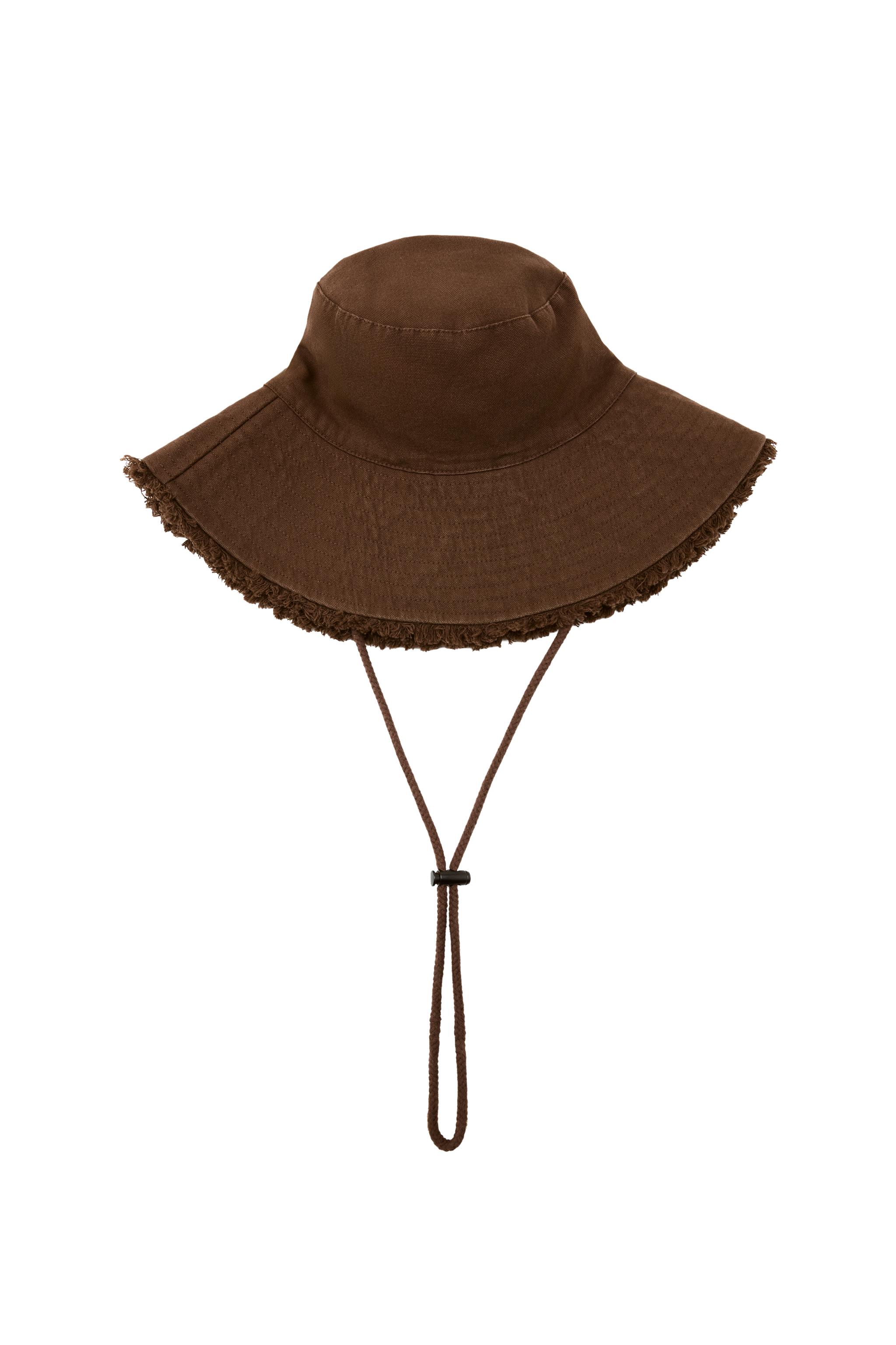 100% COTTON BUCKET HAT - Brown | ZARA United Kingdom