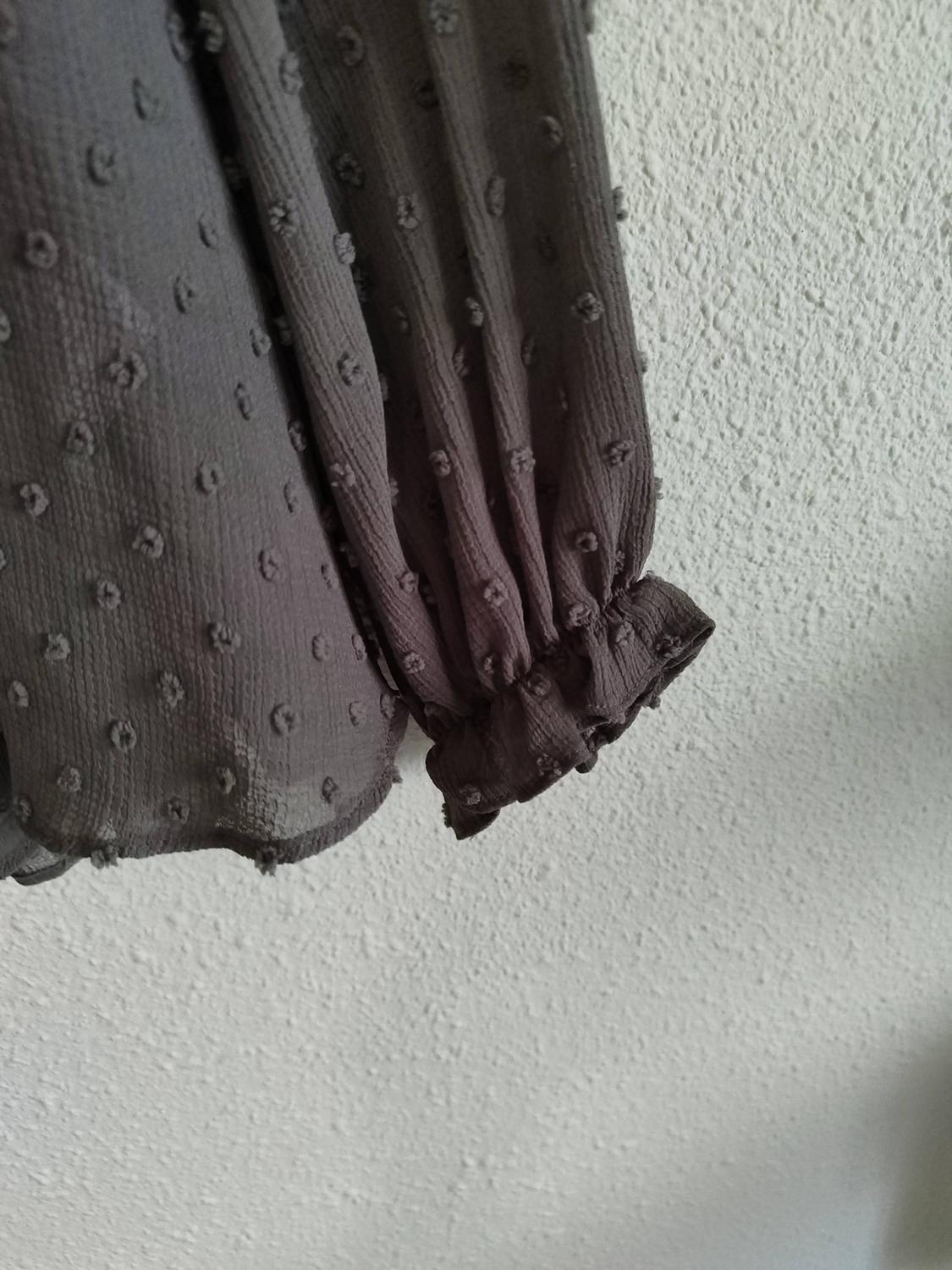 DOTTED MESH BLOUSE - Image 3